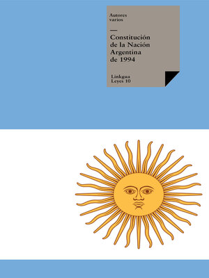 cover image of Constitución de Argentina de 1994